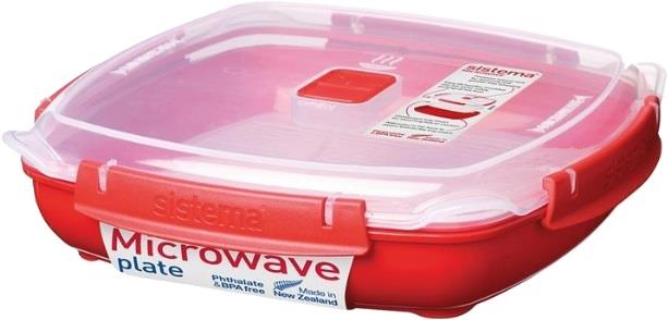 PENGO Sistema Microonde Steamer piatto da 1.3 l rosso